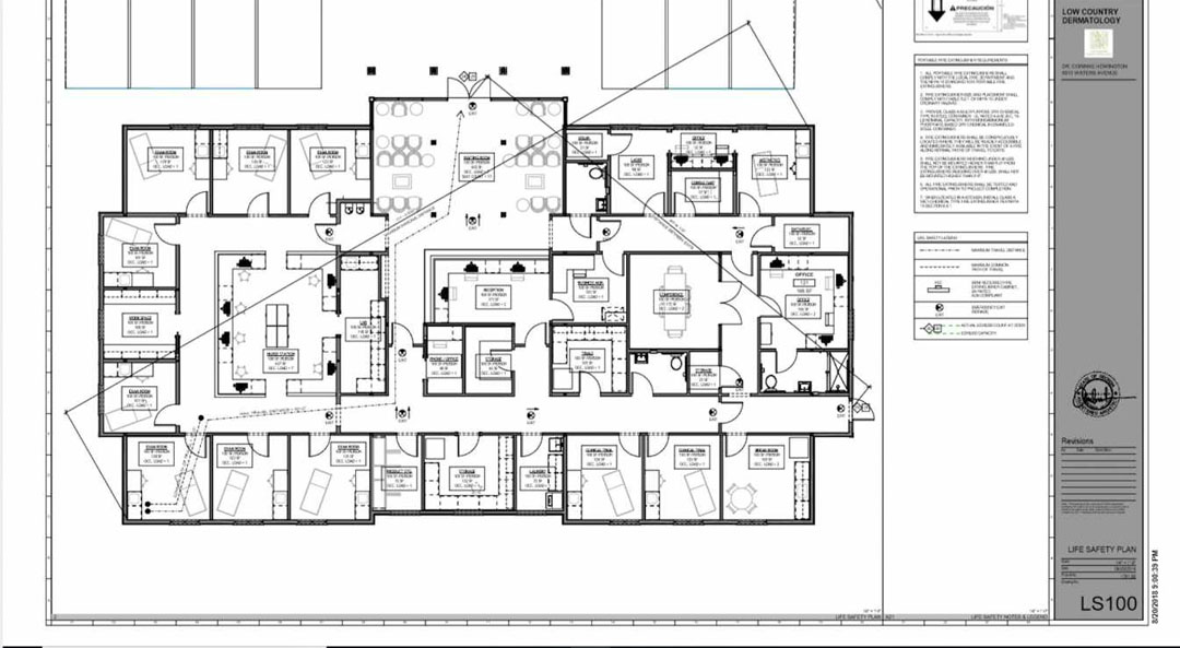 architecture plans- low country dermatology